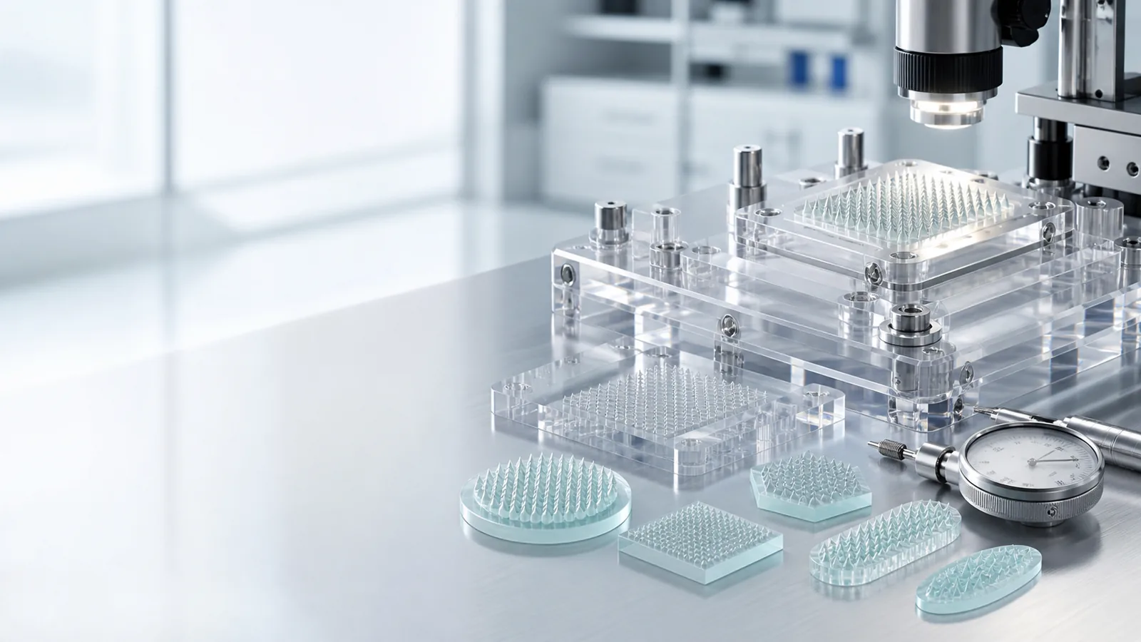 Custom Microneedle Mold, Height & Patch Size Guide