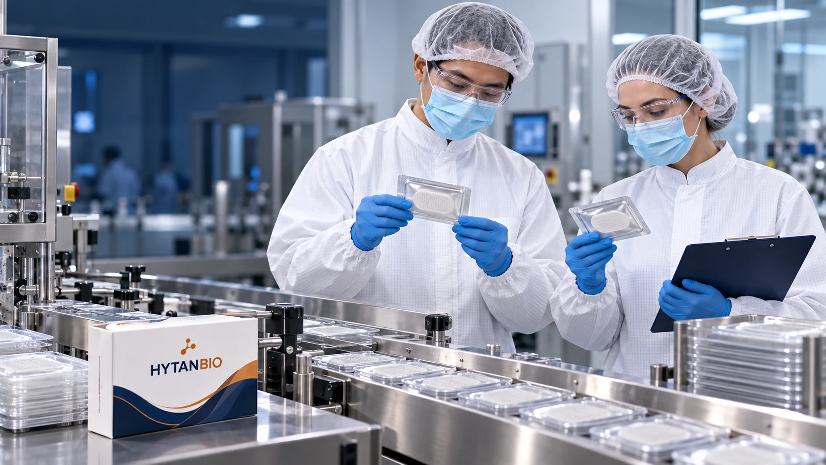 Cosmetic microneedle patch quality inspection and production line